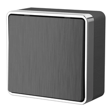 Изображение Выключатель одноклавишный Gallant (графит рифленый) W5010004