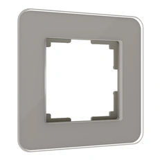 Изображение Рамка из стекла на 1 пост Elite дымчатый W0012417