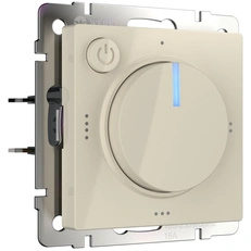 Изображение Терморегулятор электромеханический для теплого пола (слоновая кость) W1151103