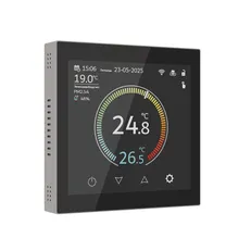 Изображение Умный сенсорный терморегулятор с LCD дисплеем дымчатый W1851104